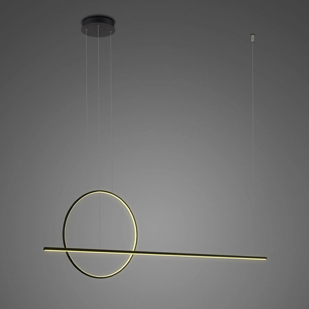 Lampa wisząca Linea No.2 180 40cm czarna 3k ściemnialna