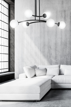 Lampa sufitowa HALLDOR 6 BLACK Emibig 1024/6 biały/czarny