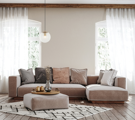 Lampa wisząca Italux Sarpo PND-58867-1S-BK-BRO Mosiądz