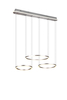 Lampa wisząca Trio 323610307 srebrny