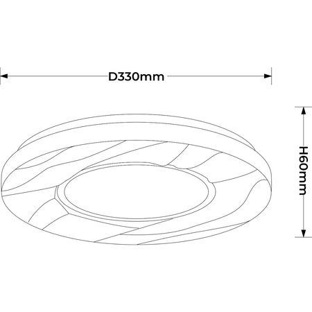 Light Prestige Plafon Tenaro 33 cm biały LED 4000K LP-7312/1C-33 WH