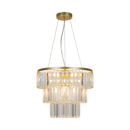 Lampa wisząca Zuma Line P17127-4-1GD TIFANNY LAMPA WISZĄCA ZŁOTA/GOLD