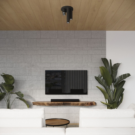 Sollux Lighting Plafon LAGOS 3P czarny SL.1466