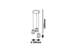 Lampa wisząca Rabalux Delice 5027 czarny