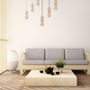 Milagro Lampa wisząca LINES 3xE27 MLP8826 Naturalne drewno