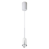 Milagro Flower Chrome Lampa Wisząca 1xGU10 Biały ML0275 BIAŁY + CHROM