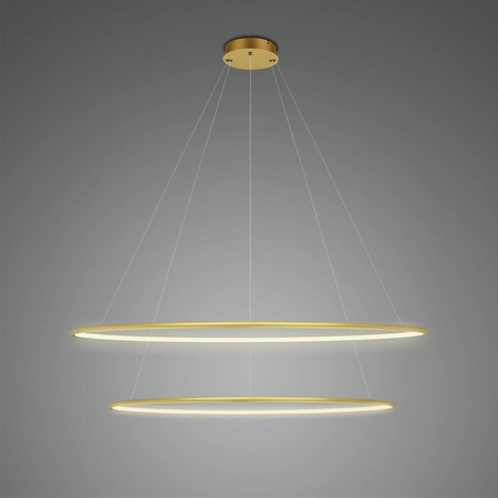 Lampa Ledowe Okręgi No.2 100cm 4k złota Dali