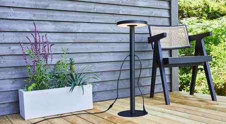 Słupek oświetleniowy do ogrodu Markslöjd GARDEN 108173 czarny