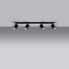 Sollux Lighting Plafon MERIDA 4L czarny SL.0459