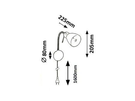 Oczko Rabalux Soma 6300 chrom satyna