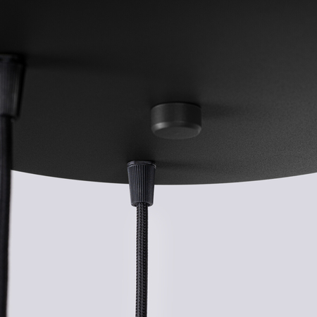 Sollux Lighting Lampa wisząca HALO 3P czarna SL.1715