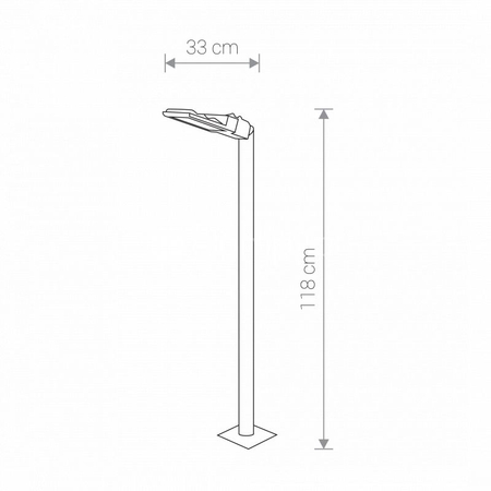 Lampa PATHWAY LED S black 9420 Nowodvorski Lighting