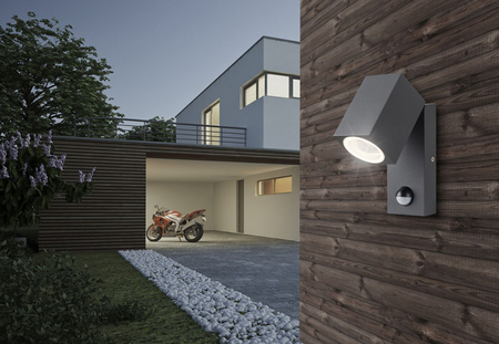 Kinkiet zewnętrzny GORAN SENSOR BK Azzardo AZ4695 czarny