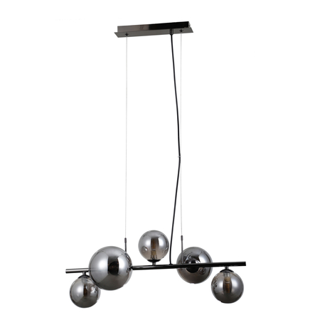 Lampa wisząca Italux PND-406007-5A-BCR Czarny chrom