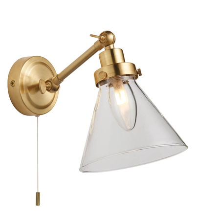Kinkiet Endon Lighting Faraday 93854 mosiądz