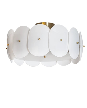 Lampa sufitowa By Rydens Omlot Ø53 biały/miedziany