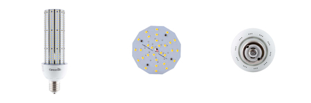 Żarówka LED Greenie AluCorn 66W E40 CS dookólna 900 diod SMD WW