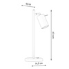 Sollux Lighting Lampa biurkowa RING czarna SL.1091