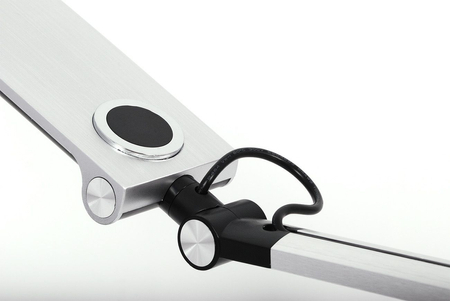 Lampa biurkowa RICO Kaja K-BL1121 SREBRNY 