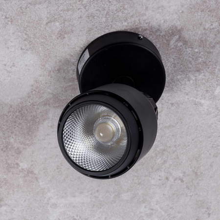 Reflektor nastropowy LED Greenie COB 20W czarny WW