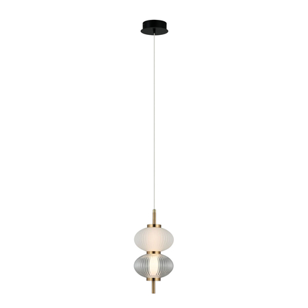 Lampa wisząca Italux PND-84938-2-BK Czarny, biały, przezroczysty