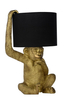 Lampa stołowa Lucide EXTRAVAGANZA CHIMP 10502/81/30 czarny/złoty