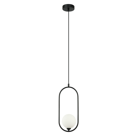 Lampa wisząca Italux Lupus PND-3965-1-BK Czarny, biały