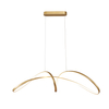 Lampa wisząca FERMI Zuma Line 20026P-GD złoty