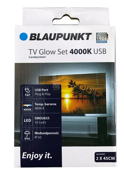 Blaupunkt Taśma LED za telewizor TV Glow Set USB -  barwa naturalna