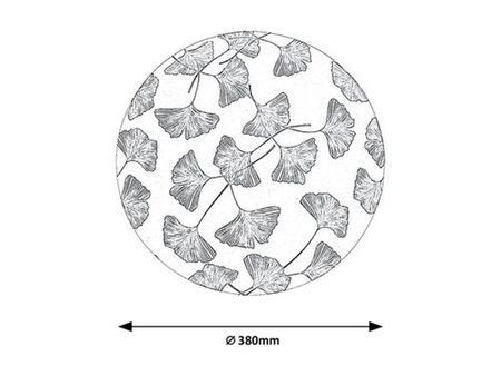 Lampa sufitowa Rabalux Benita 3076 biały wzorzysty