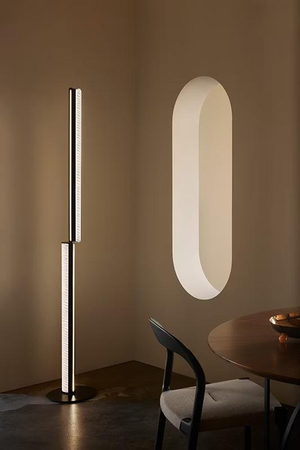 Lampa podłogowa Slamp MODULA BLACK - PLISSÉ TWISTED MODFM00DPB000TW000EU czarny