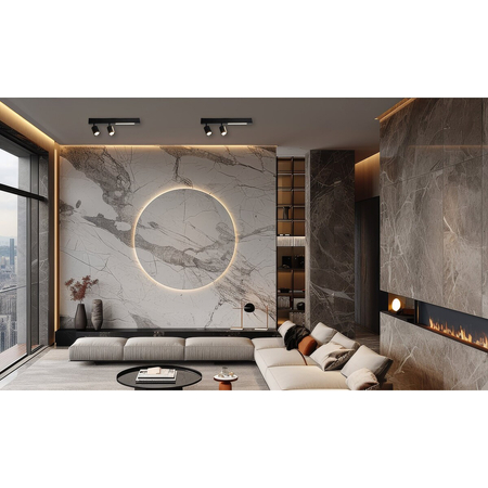 Milagro Lampa Sufitowa Magnet 5W+2xGU10 3000/4000K Czarny ML1132 BIAŁY