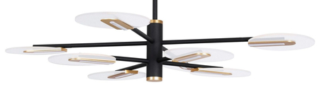Lampa wisząca Luces Exclusivas CEJA LE41373 czarny/złoty