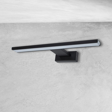 Milagro Kinkiet SHINE BLACK 30cm 7W LED ML4377 CZARNY