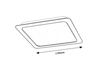 Lampa sufitowa Rabalux Shaun 2682 czarny
