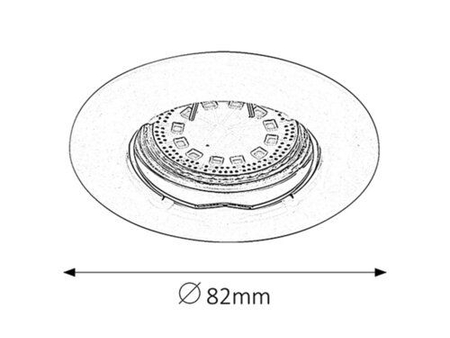 Lampa sufitowa Rabalux Lite 1163 chrom satyna