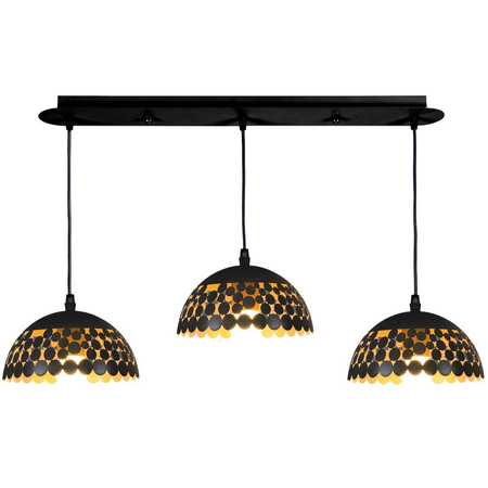 Milagro Lampa wisząca LISA BLACK 3xE27 ML6136 CZARNY