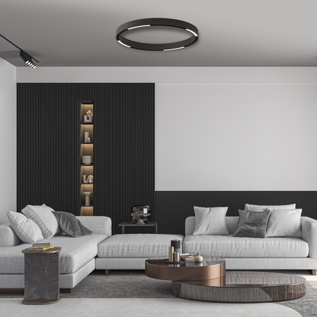 Milagro ROUND MAGNETIC TRACK 10W 3000K do śr. 600mm ML8687 CZARNY