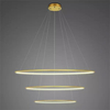 Lampa wisząca Ledowe Okręgi No.3 150cm 3k ściemnialna złota