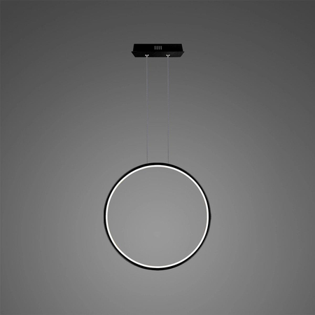 Lampa wisząca Ledowe Okręgi No.1 X 40cm 4k czarny Dali