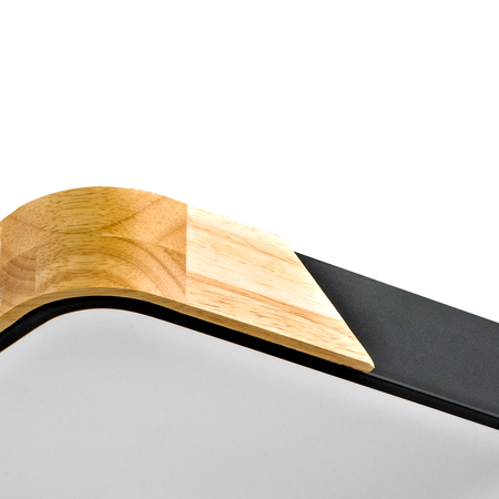 Lampa sufitowa Italux Santer PLF-13187-BK-WO Drewno, czarny