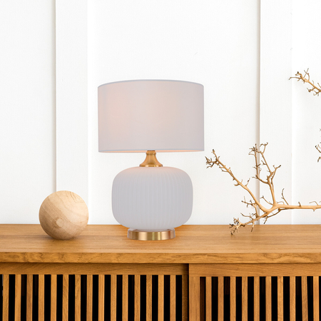 Light Prestige Lampa stołowa Tamiza 48 cm biała 1xE27 LP-1515/1T small white