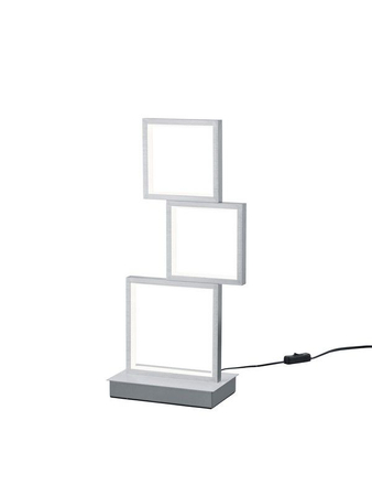 Lampa stołowa Trio 527710305 biały/srebrny