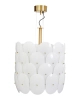 Lampa wisząca By Rydens Omlot Ø50 biały/miedziany