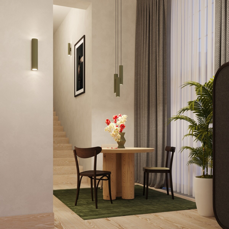 Sollux Lighting Lampa wisząca LAGOS 3P zielona oliwka SL.1487