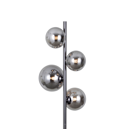 Lampa podłogowa Italux FL-406007-4-BCR czarny perłowy