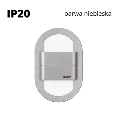 Oprawa schodowa LED Skoff Duo Rueda Alu Niebieska IP20