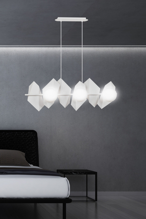 Lampa wisząca DRIFTON 6 WHITE Emibig 637/6 biały
