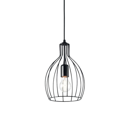 Lampa wisząca Ideal Lux 148151 Ampolla-2 SP1 Nero