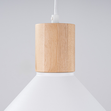 Sollux Lighting Lampa wisząca JAGA biała SL.1319